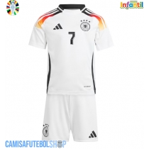 Camisa de time de futebol Alemanha Kai Havertz #7 Replicas 1º Equipamento Infantil Europeu 2024 Manga Curta (+ Calças curtas)